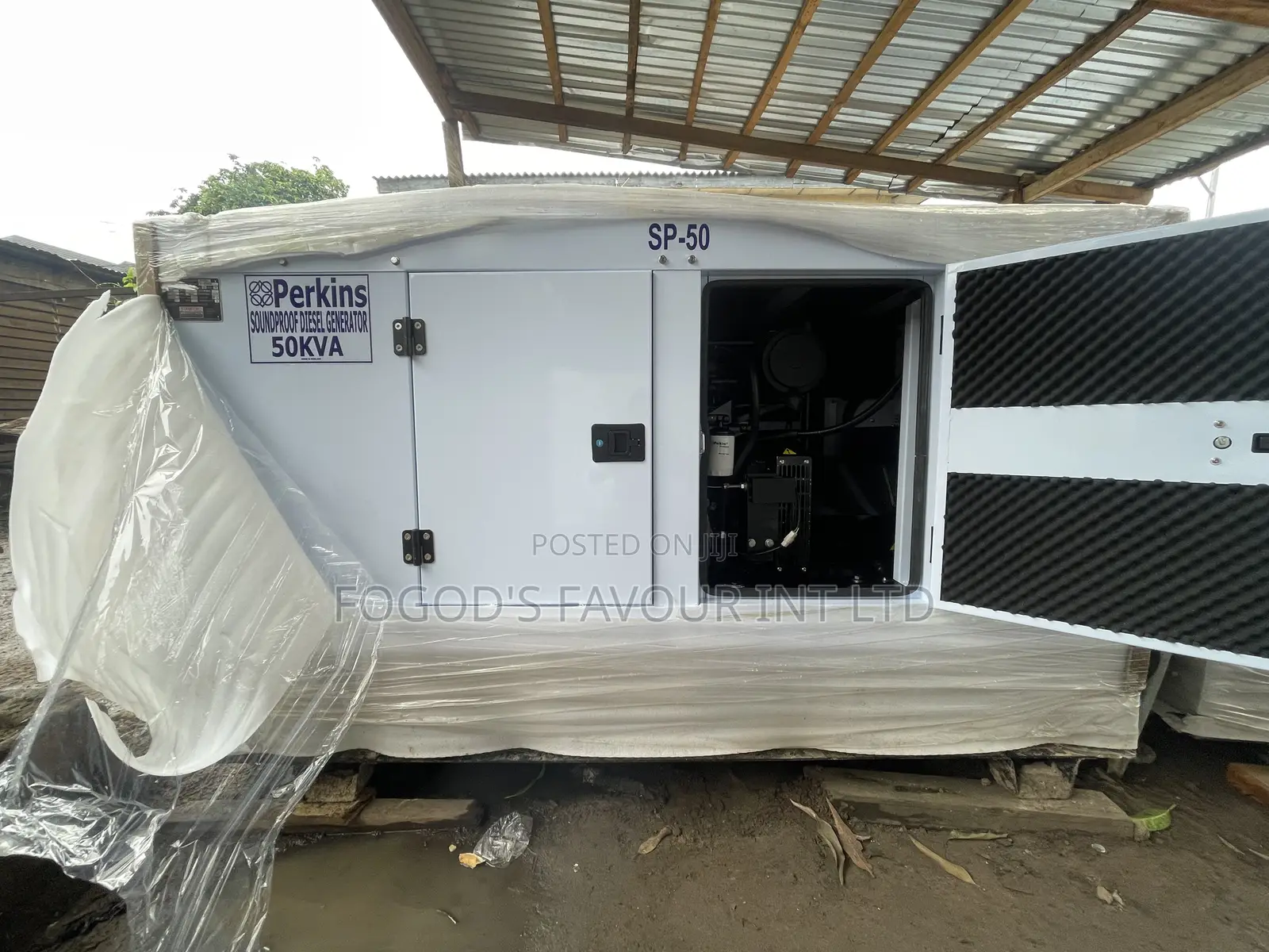 50kva 100% Copper Perkins Soundproof Diesel Gen