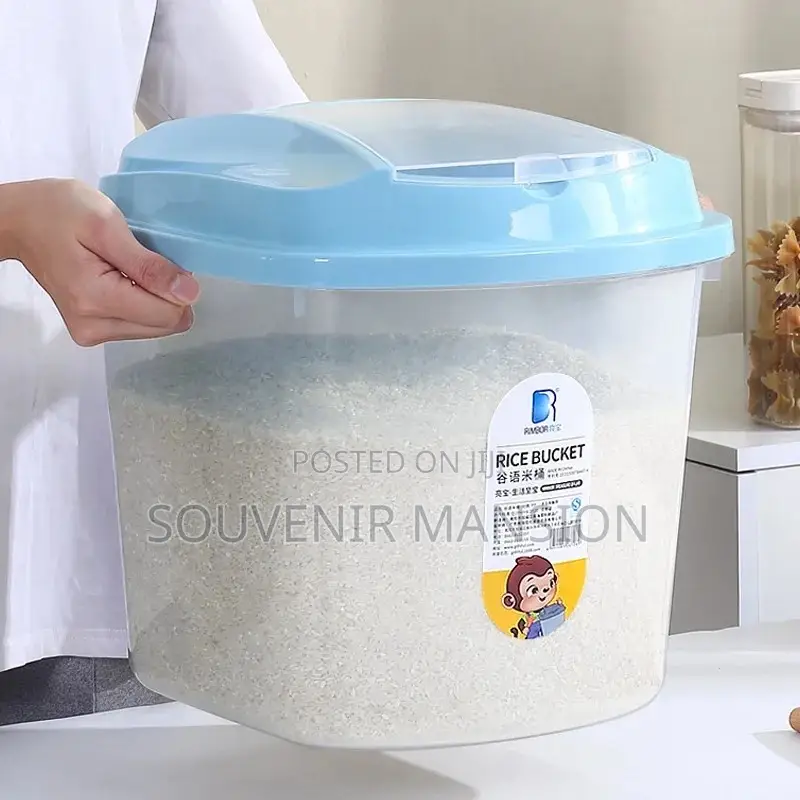 25kg Rice Storage Container With Measuring Spoon