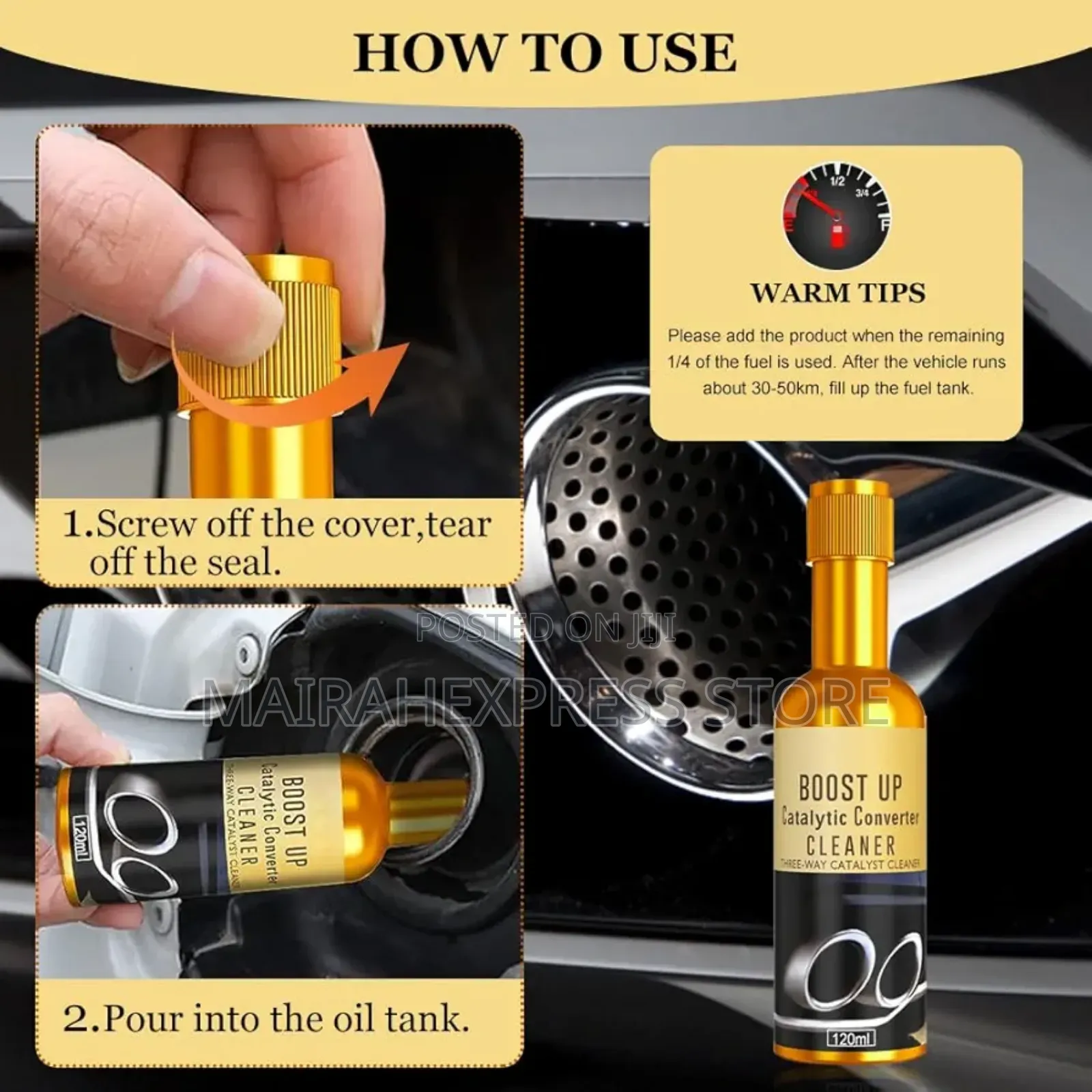 Boost Up Vehicle Engine Catalytic Converter Cleaner