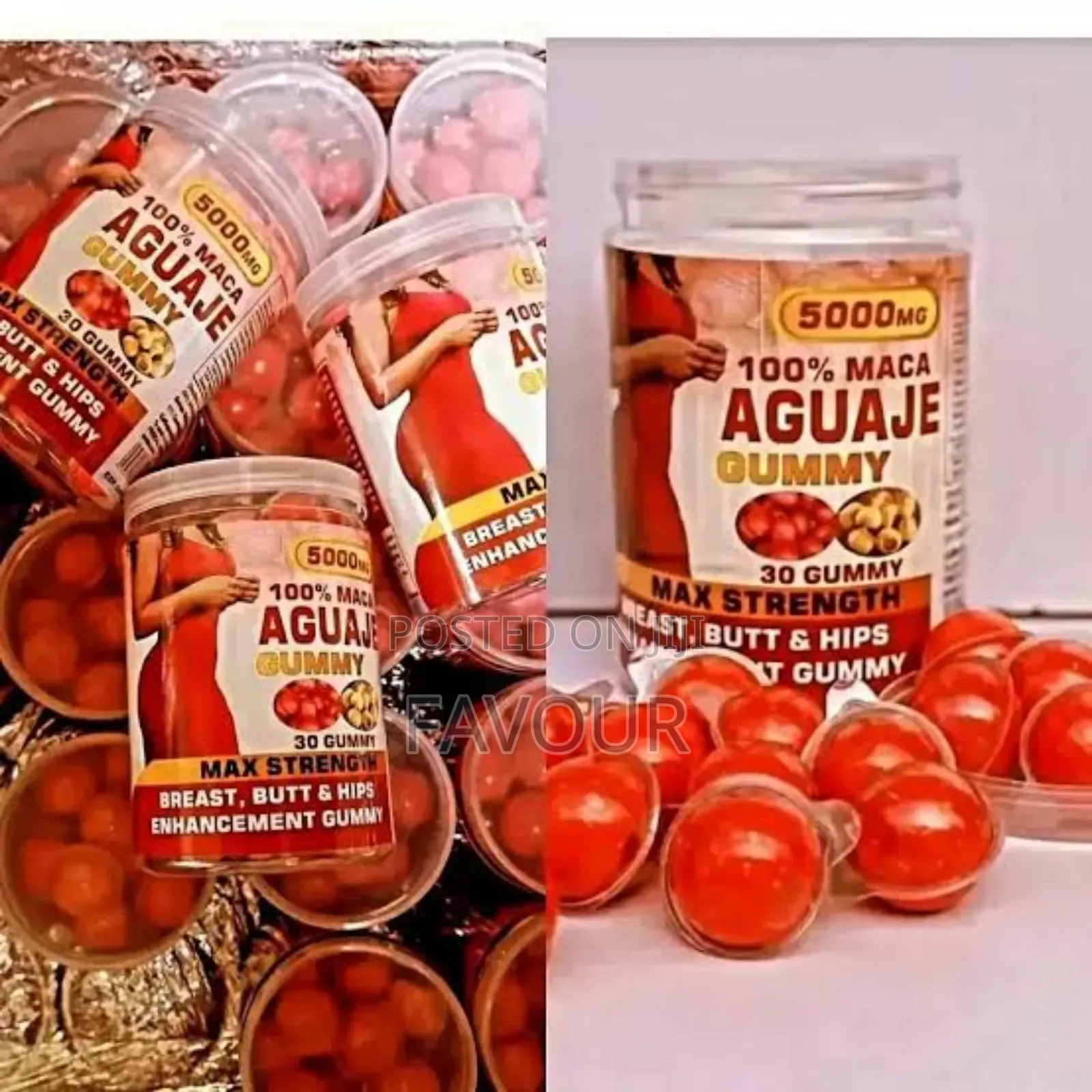 Aguaje Breast, Hips and Butt Gummy 5000mg