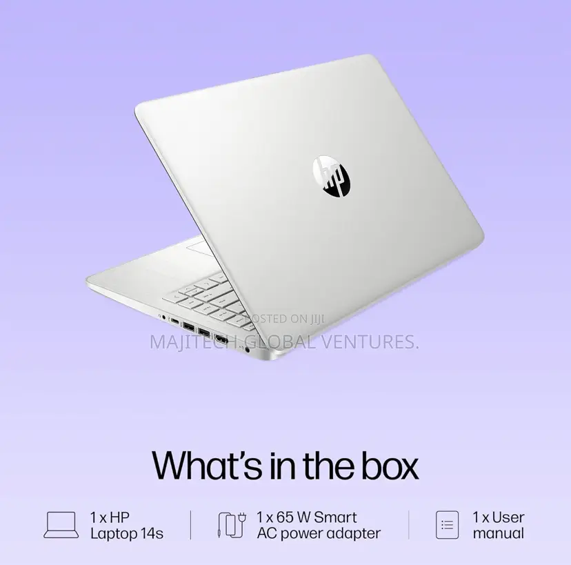 New Laptop HP 14S 4GB Intel Core I3 SSD 256GB