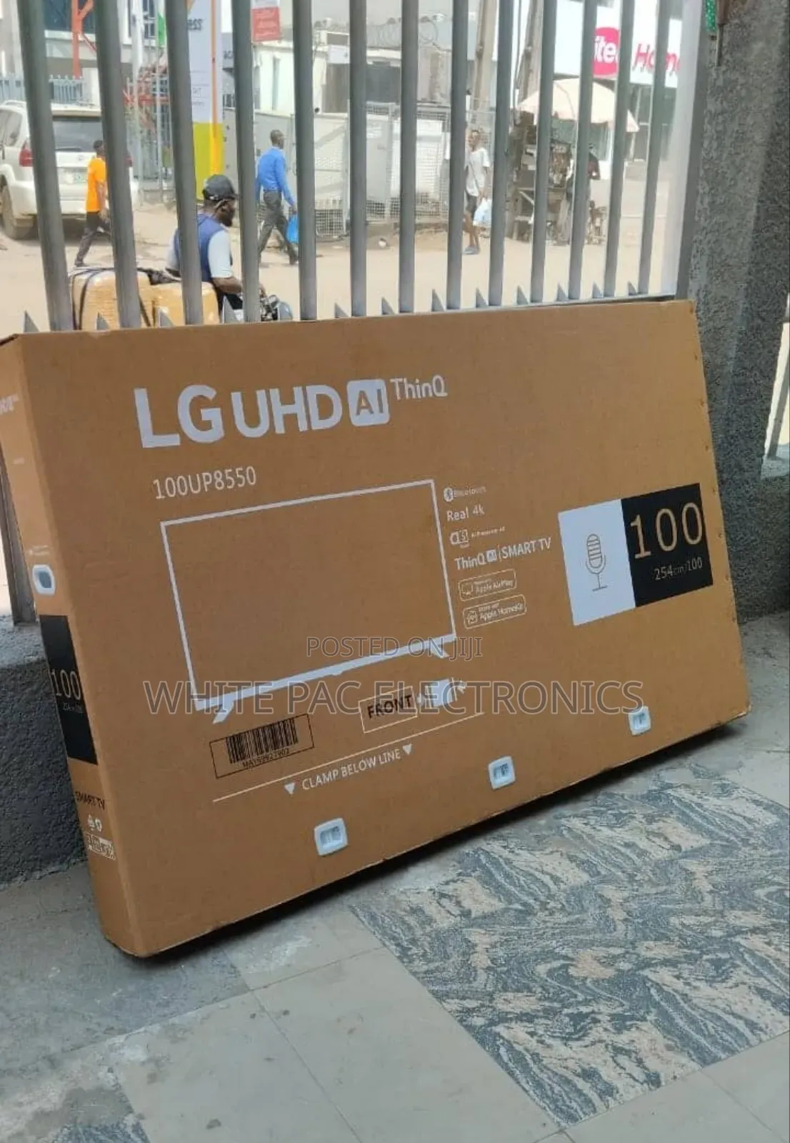 Original >Lg 100"Inch Uhd Android Smart Tv>Youtube >Netflix > Wi-Fi