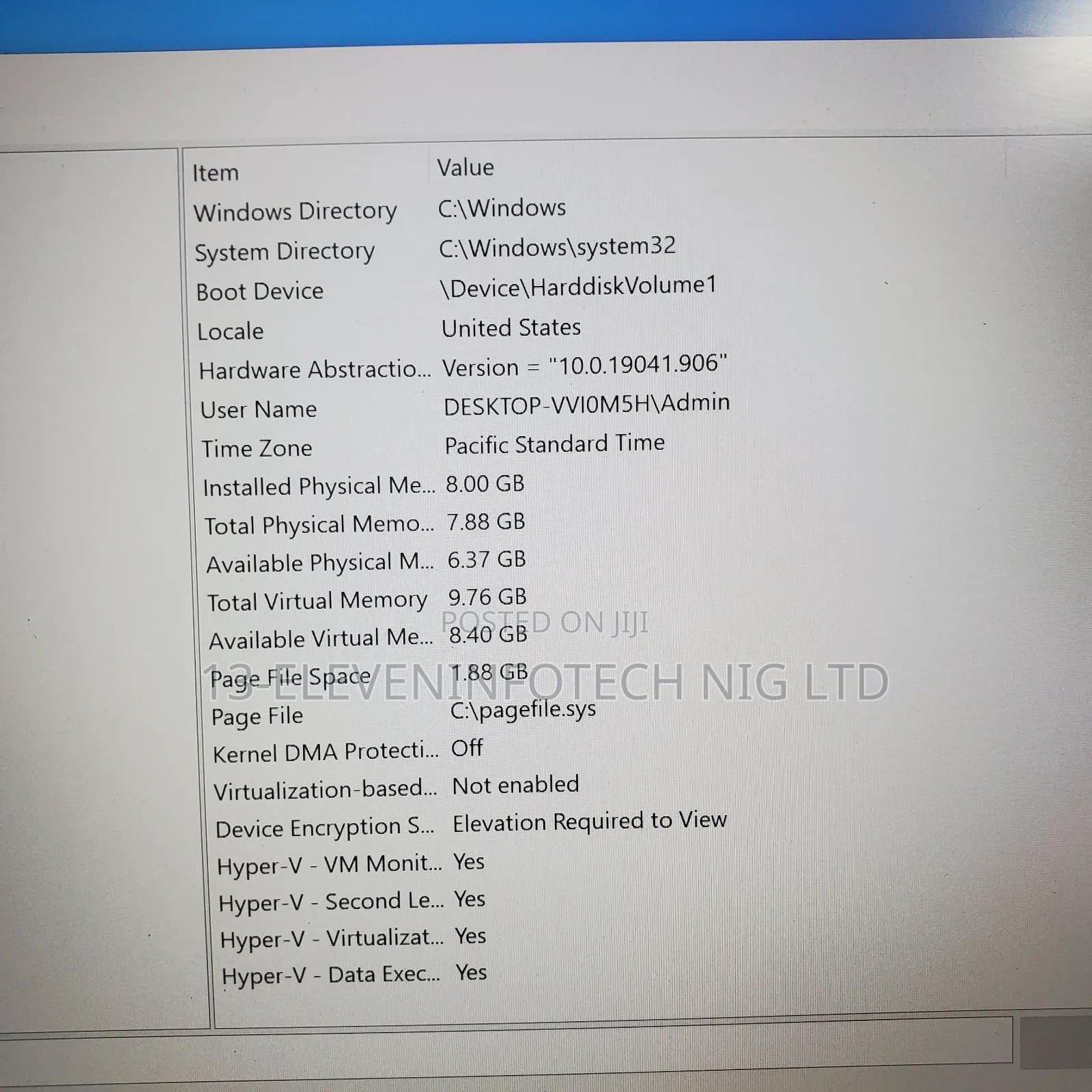 Laptop HP ProBook 430 G6 8GB Intel Core I5 SSD 256GB