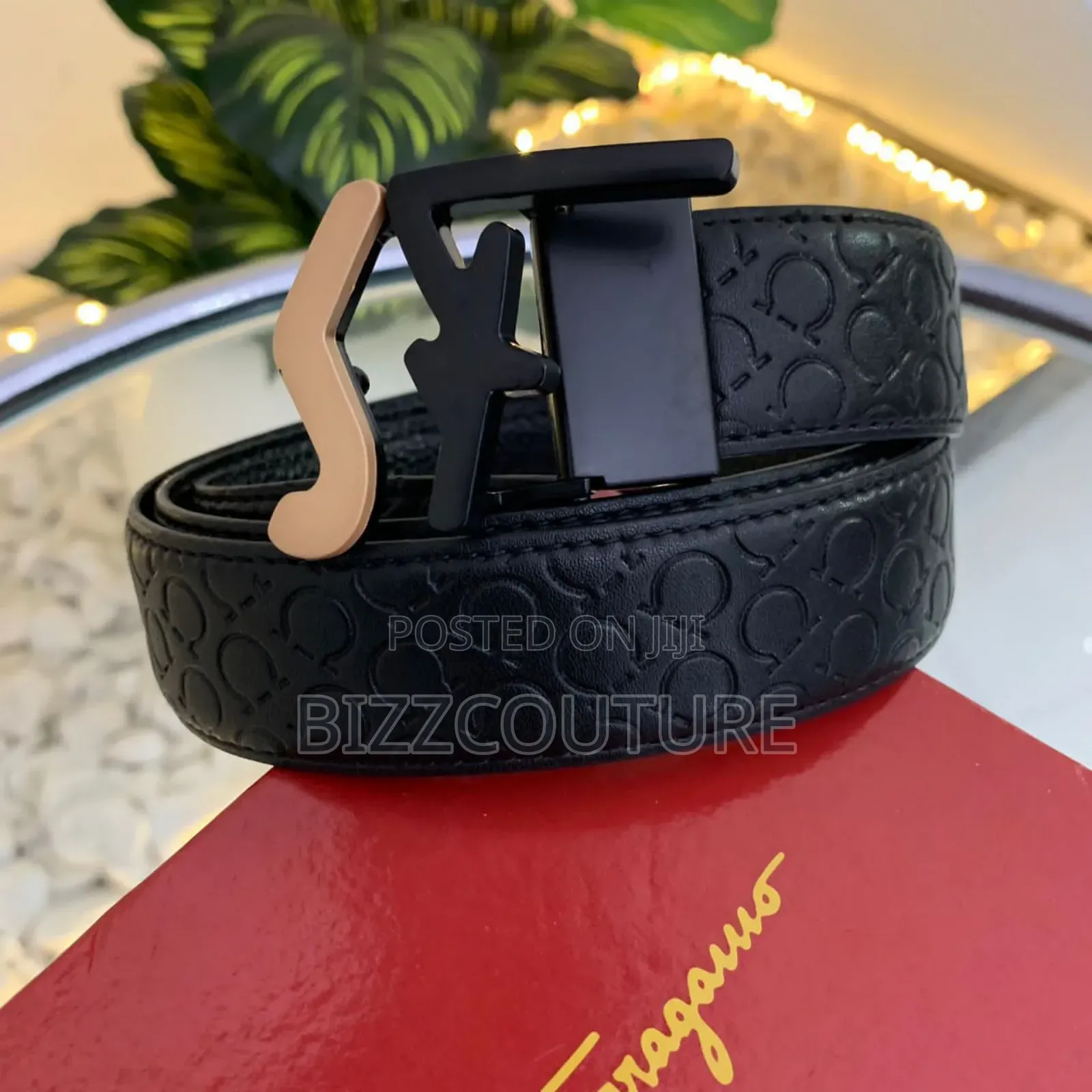 Original Salvatore Ferragamo Leather Belts Available Instore