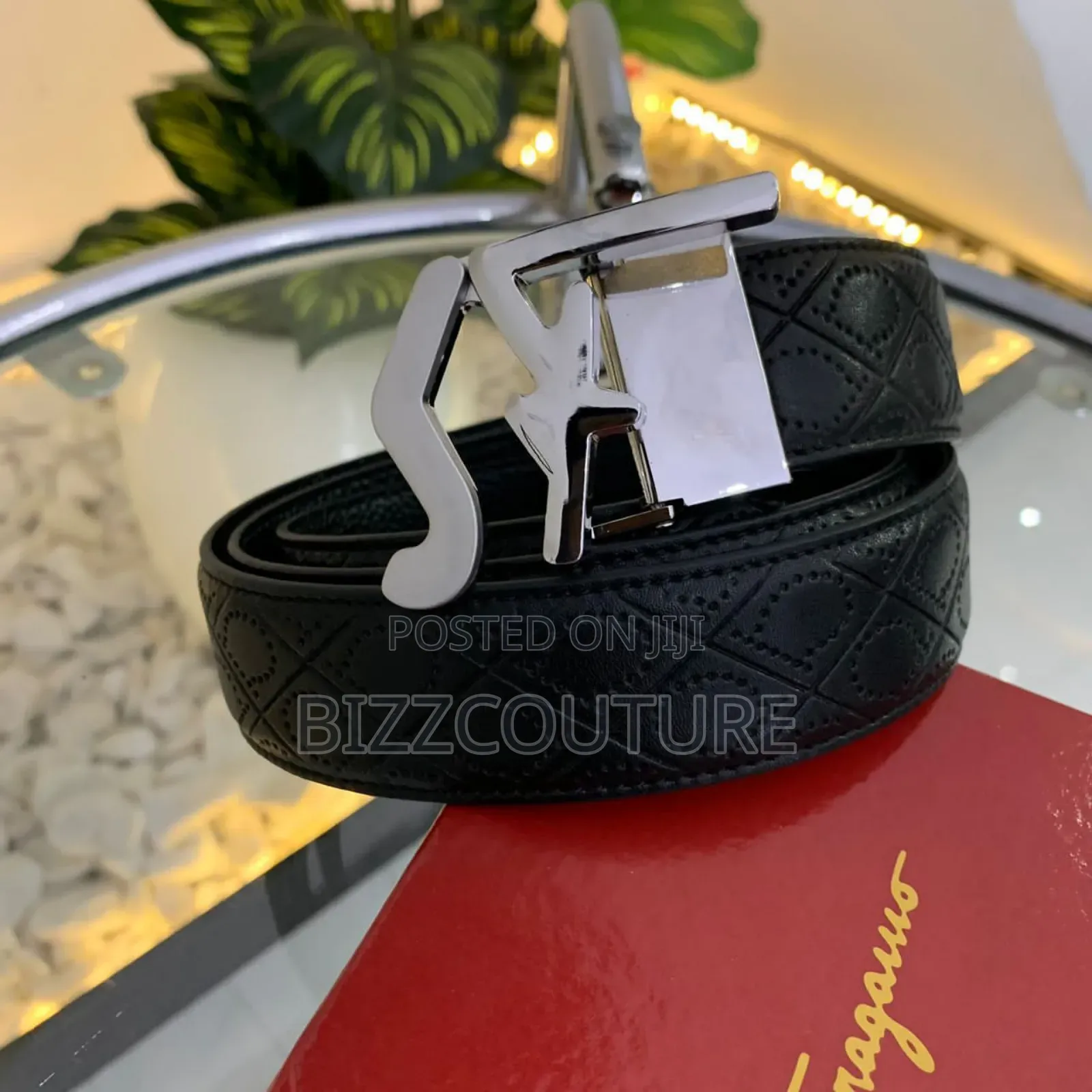 Original Salvatore Ferragamo Leather Belts Available Instore