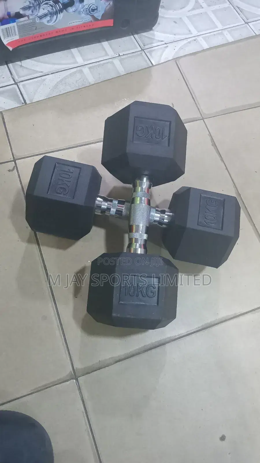 10kg HEX Dumbell