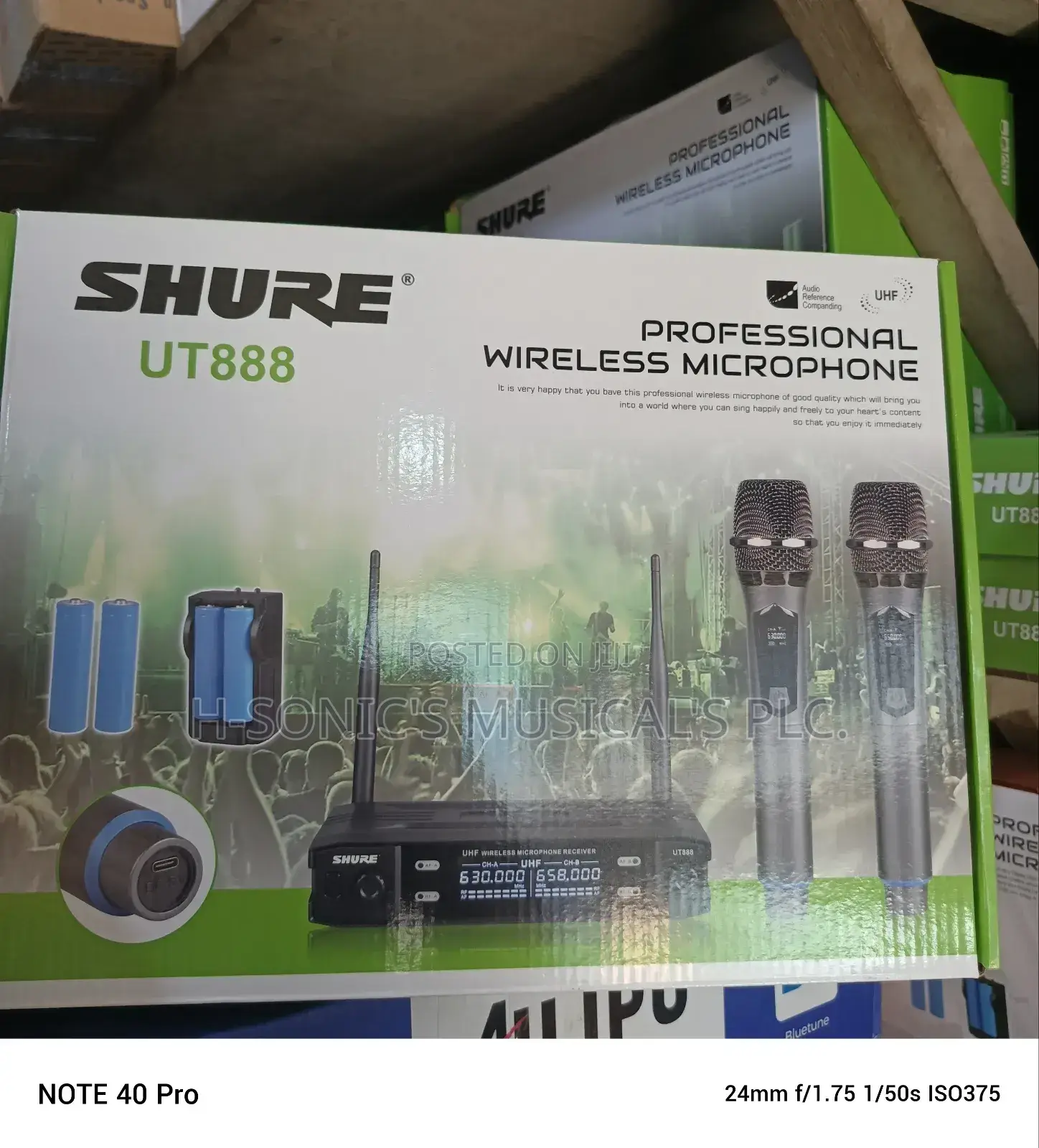 Professional SHURE UT888 Wireless Microphone