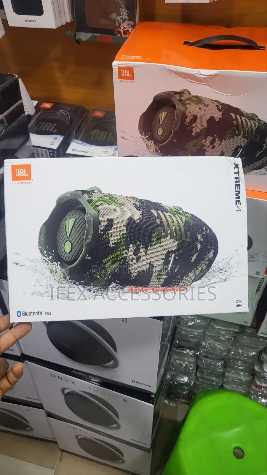JBL Xtreme 4 Portable Wireless Bluetooth Speaker - Black