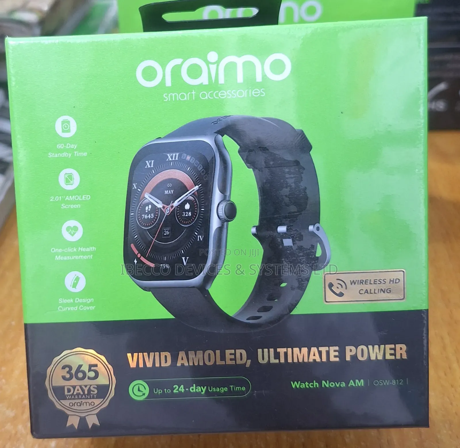 Oraimo Watch Nova Am. Vivid Amoled, Ultimate Power