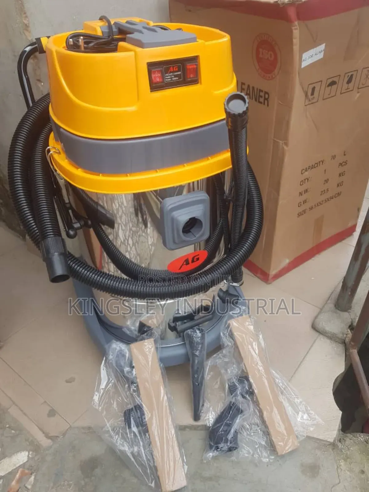 Wet and Dry Vacuum Cleaner 70liters Two Switch