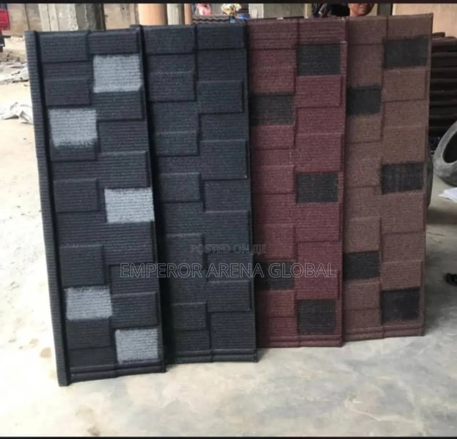 Shingles Stone Coated Gerald Roofing 0.6mm Thickness