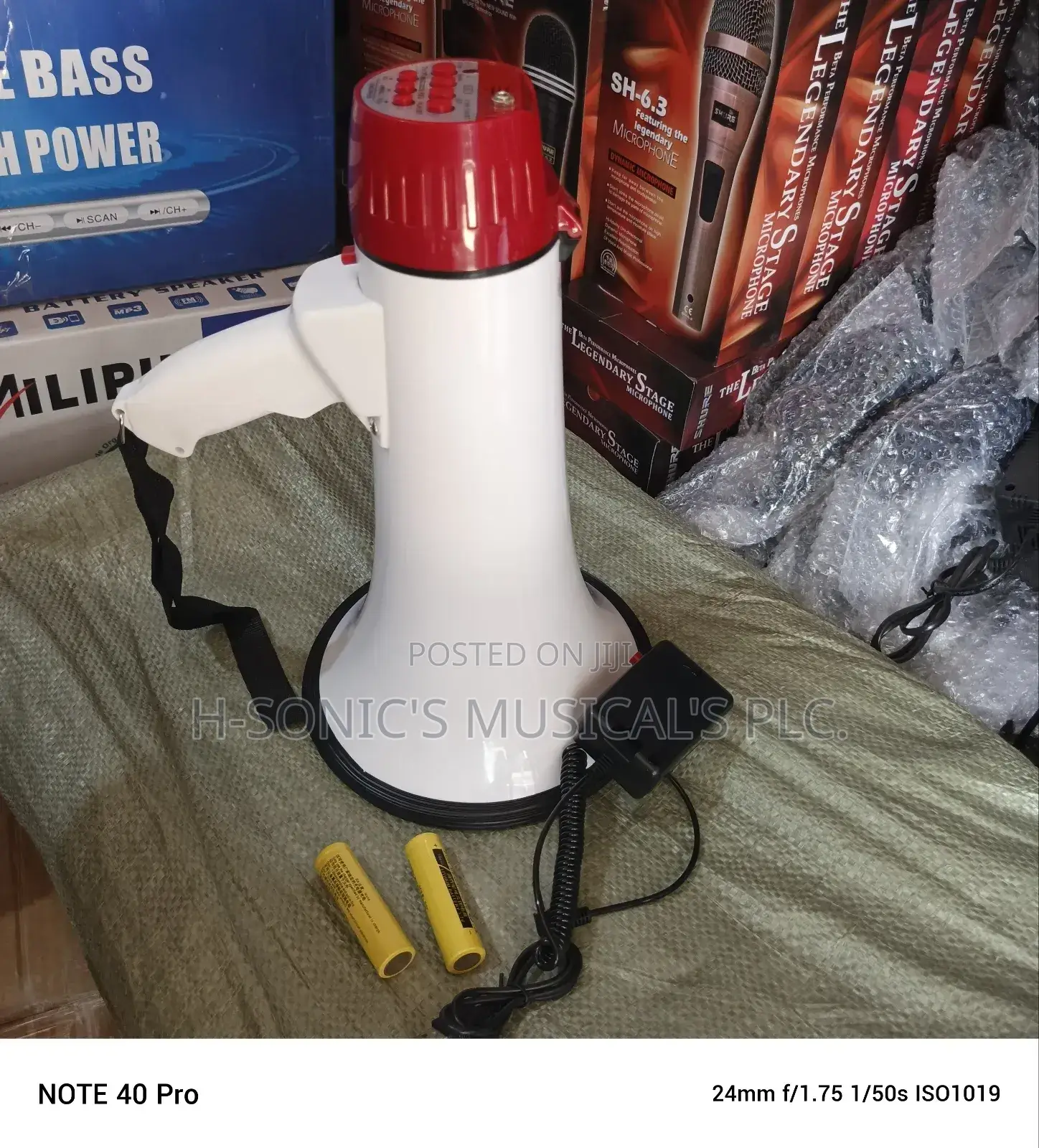 Original Bluetooth Public Address Recording Megaphone System