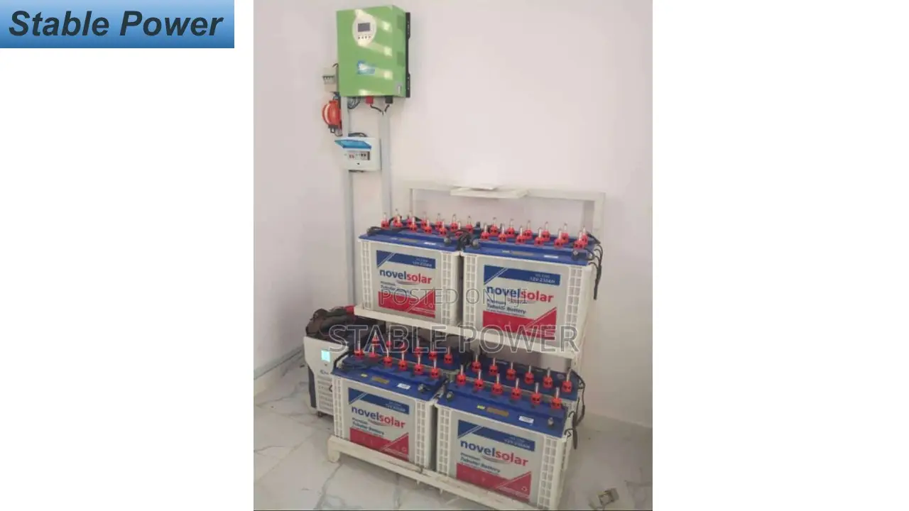 7.5kva/48v Pure Sine Wave Inverter With 8 Tubular Batteries