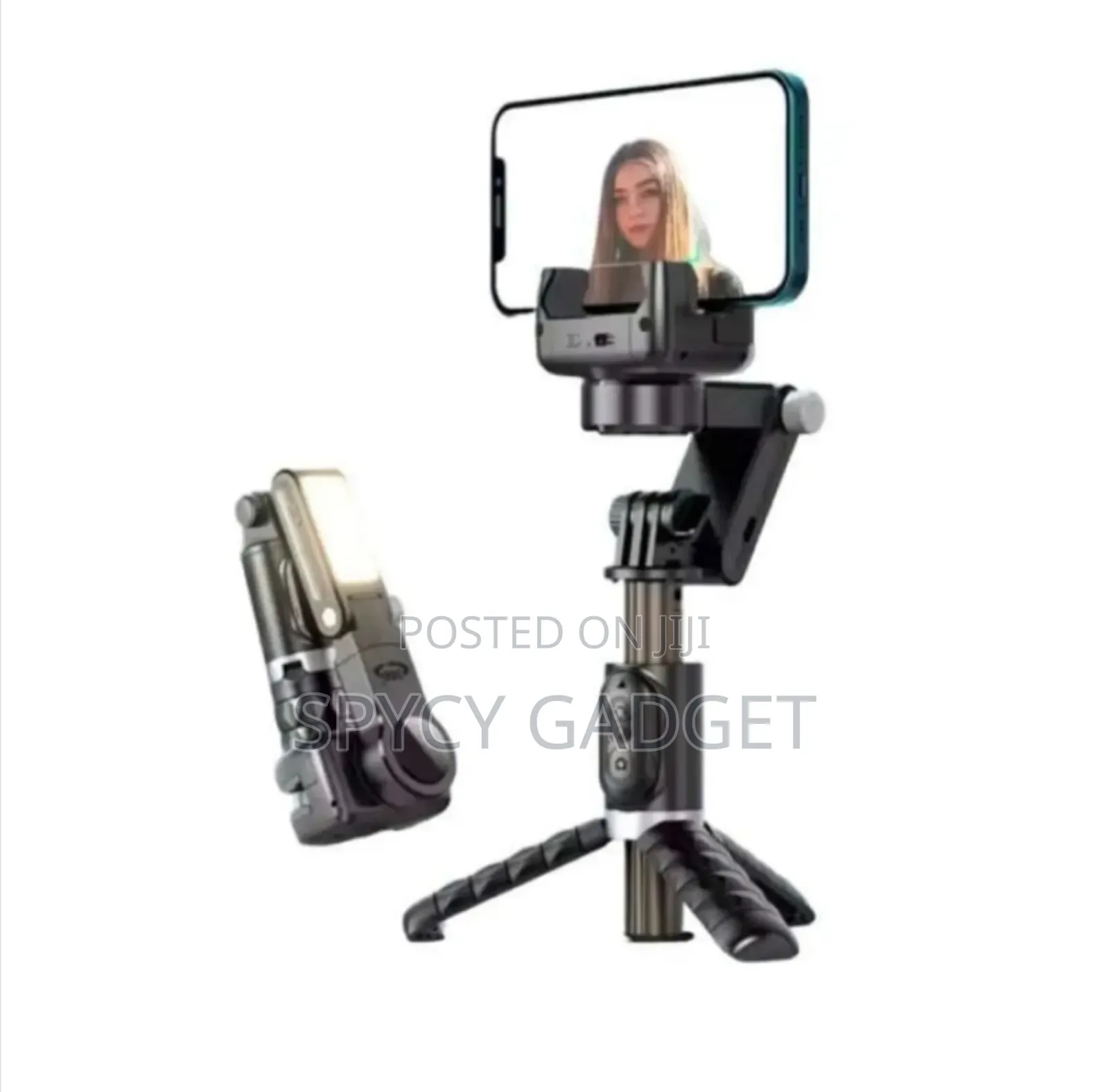 Q18 Desktop Tripod Gimbal Stabilizer With Light