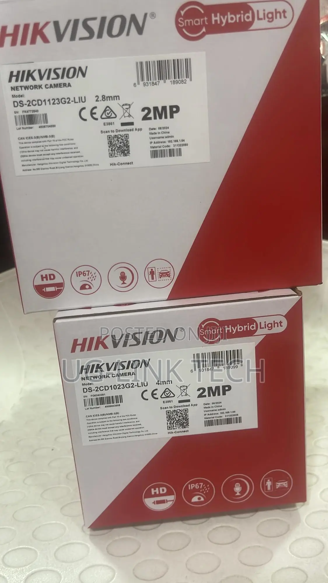 Hikvision 2mp Ip Smart Hybrid, Color and Audio