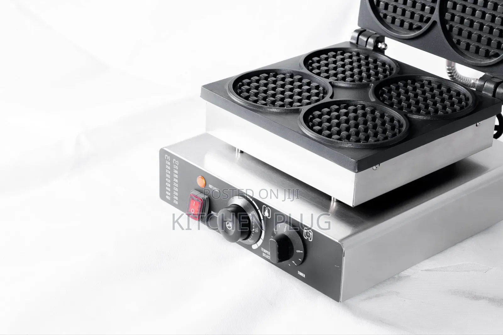 Commercial Round Waffle Maker 4-waffle