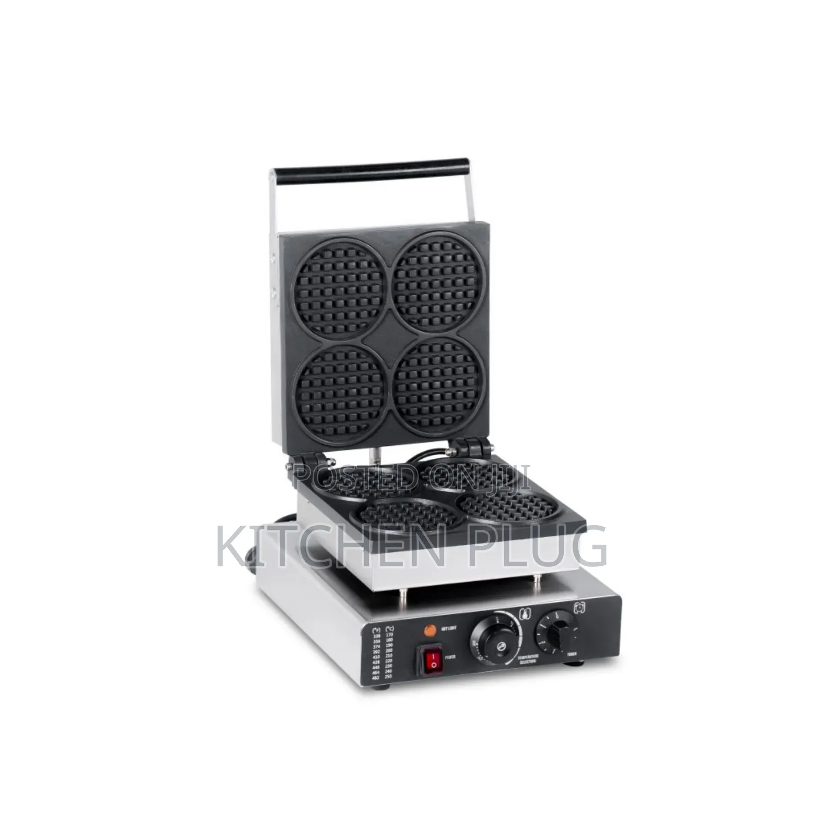 Commercial Round Waffle Maker 4-waffle