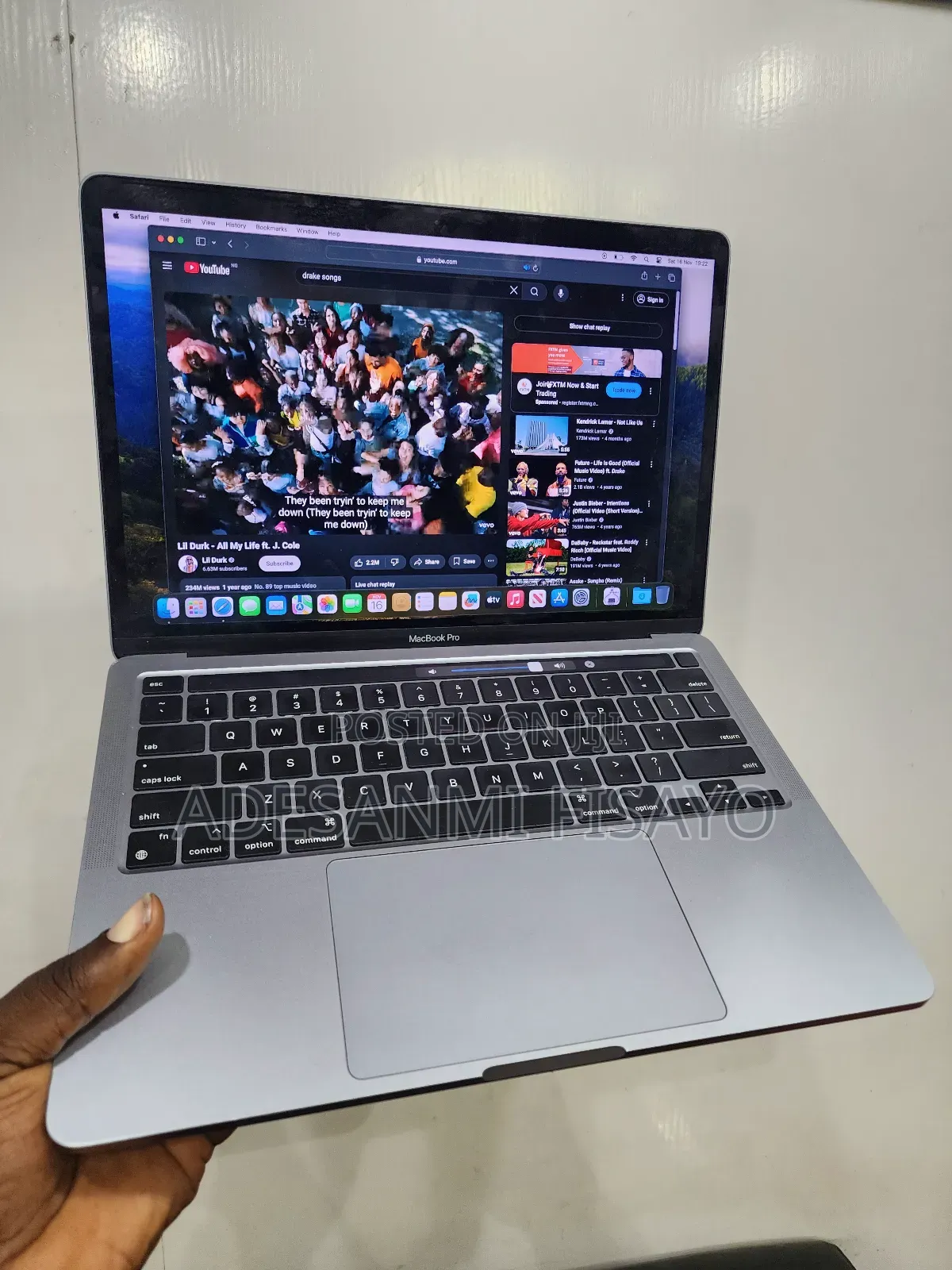 Laptop Apple MacBook Pro 2020 M1 16GB Apple M1 SSD 256GB