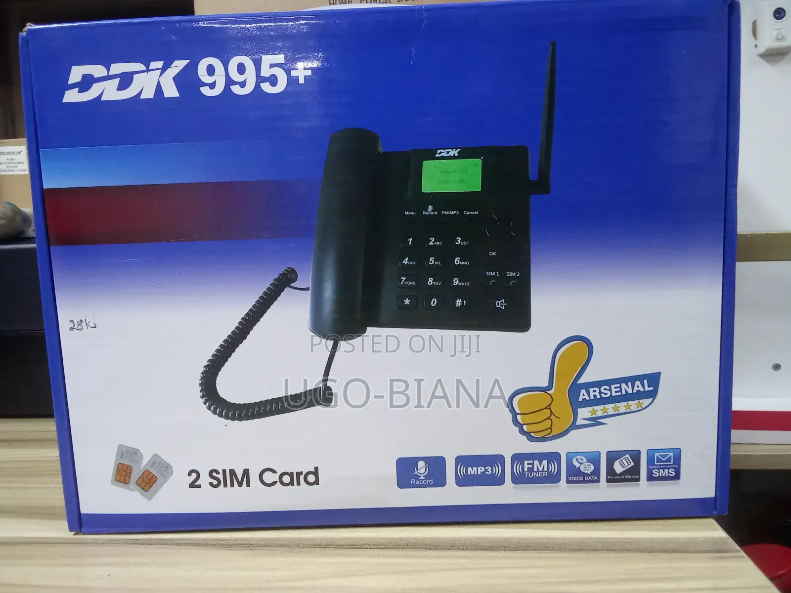 Home Wireless Landline GSM Telephone With 2 SIM