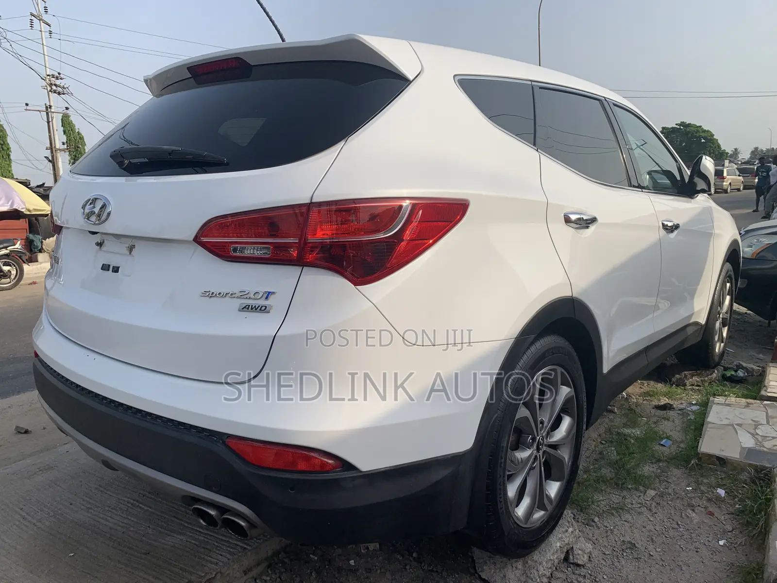 Hyundai Santa Fe 2014 White
