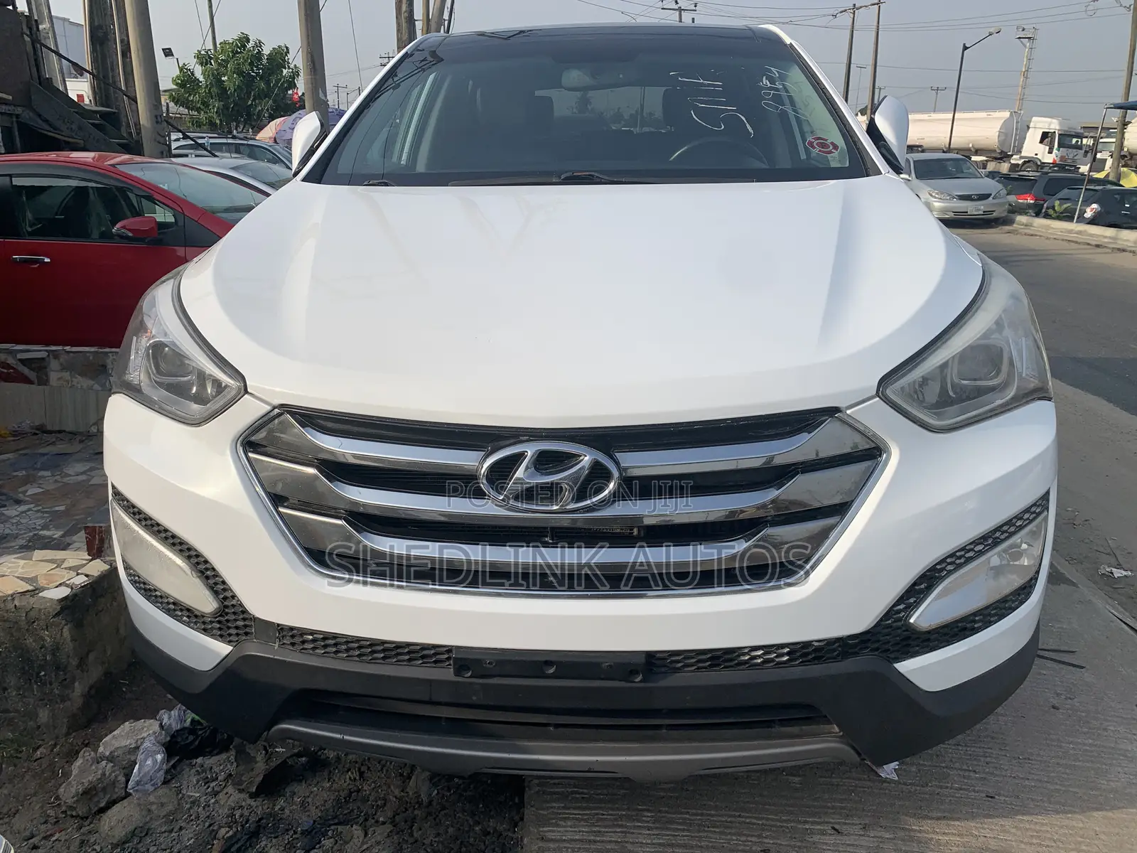 Hyundai Santa Fe 2014 White