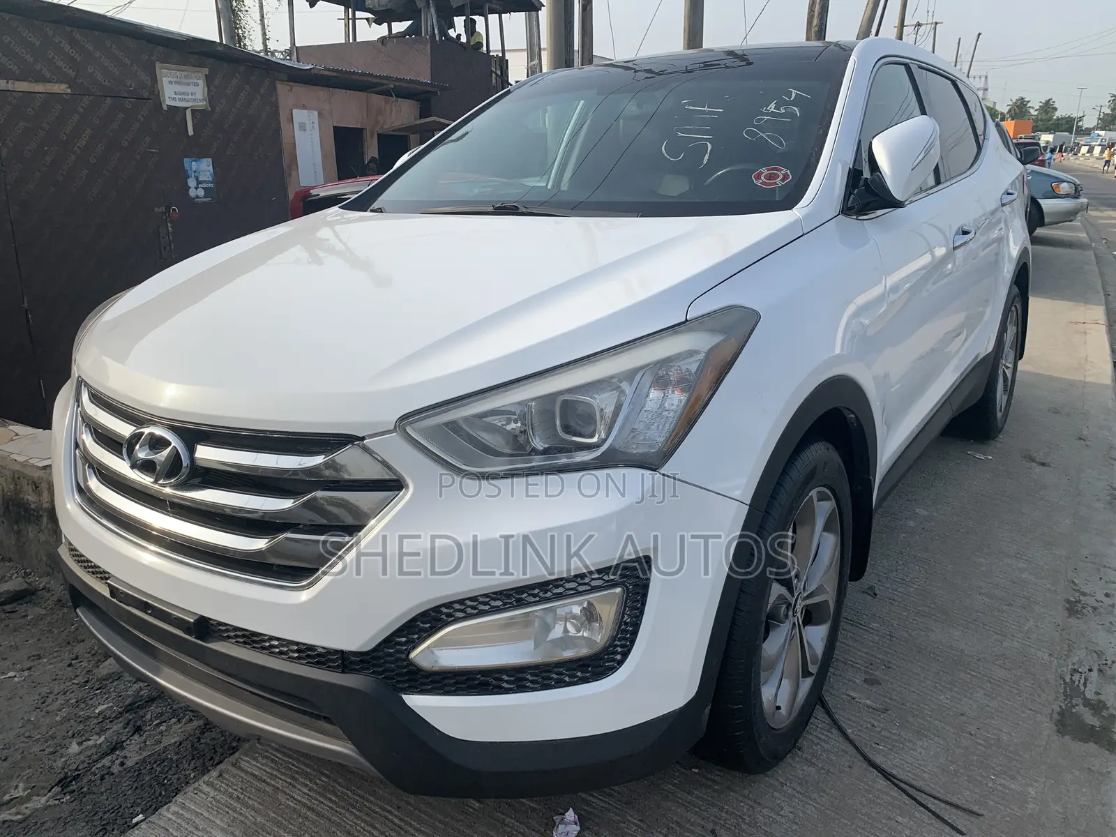 Hyundai Santa Fe 2014 White