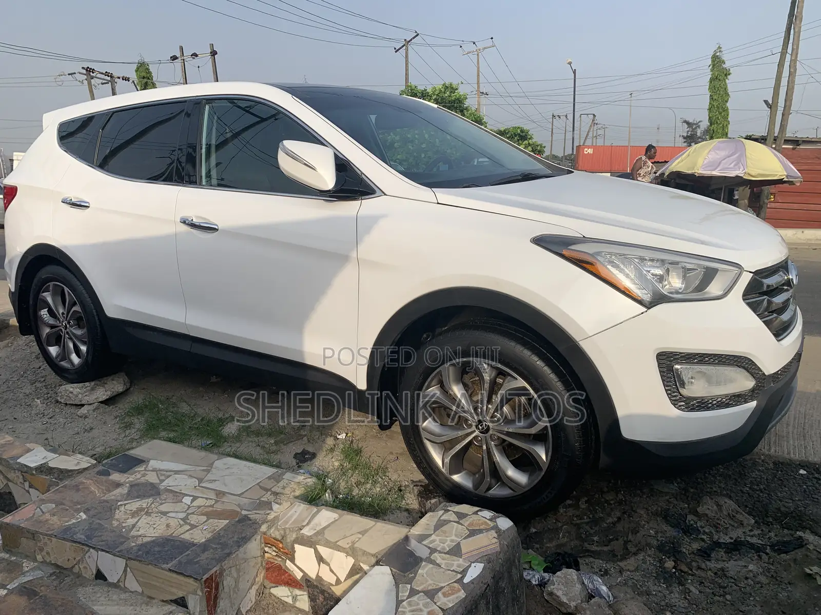 Hyundai Santa Fe 2014 White