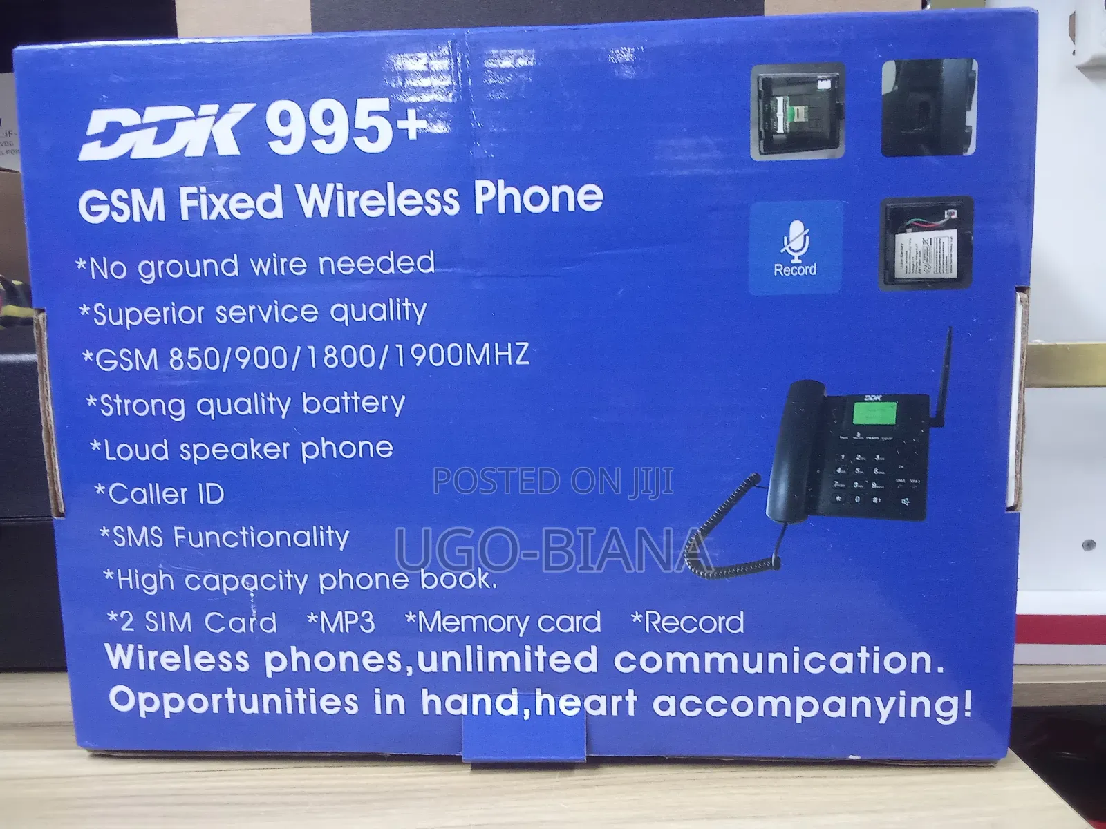 Home Wireless Landline GSM Telephone With 2 SIM