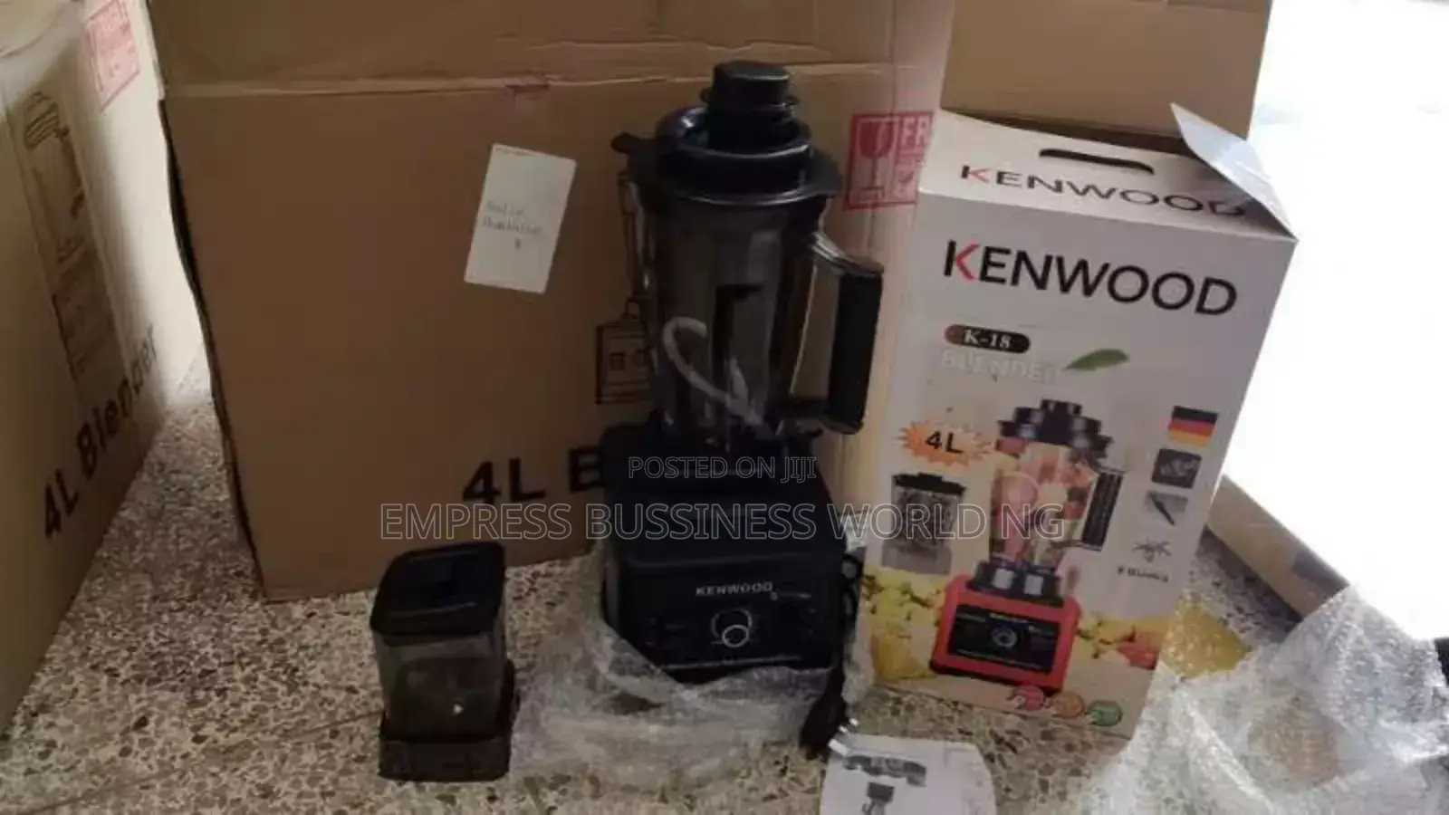 Kenwood Blender 3 Liters, 9500w, 2 Cups
