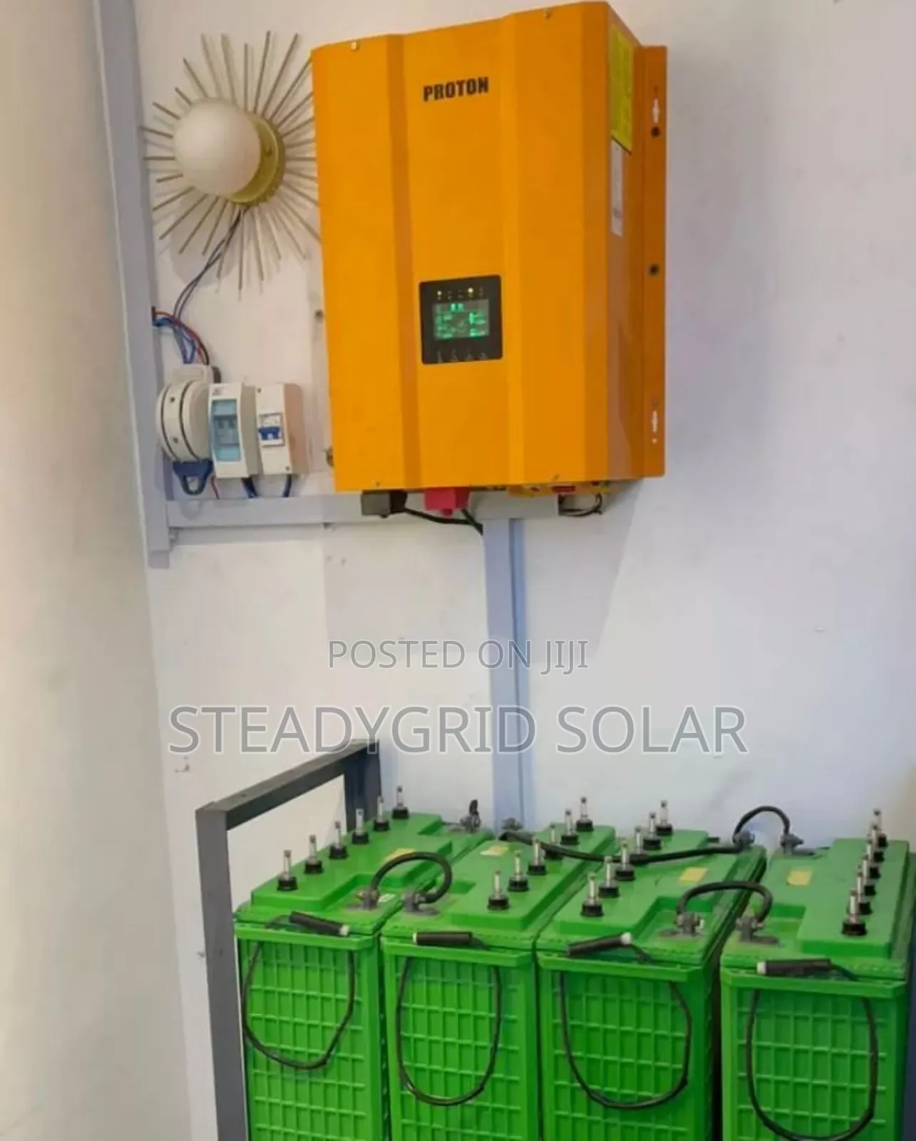 Rugged 5kva Solar Inverter Strong Tall Tubular Batteries