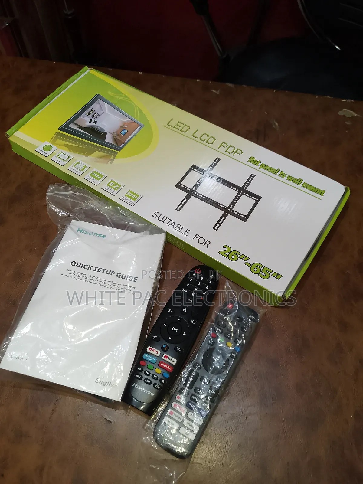 Hisense 50" UHD Smart Android Flameless Tv Youtube Netflix
