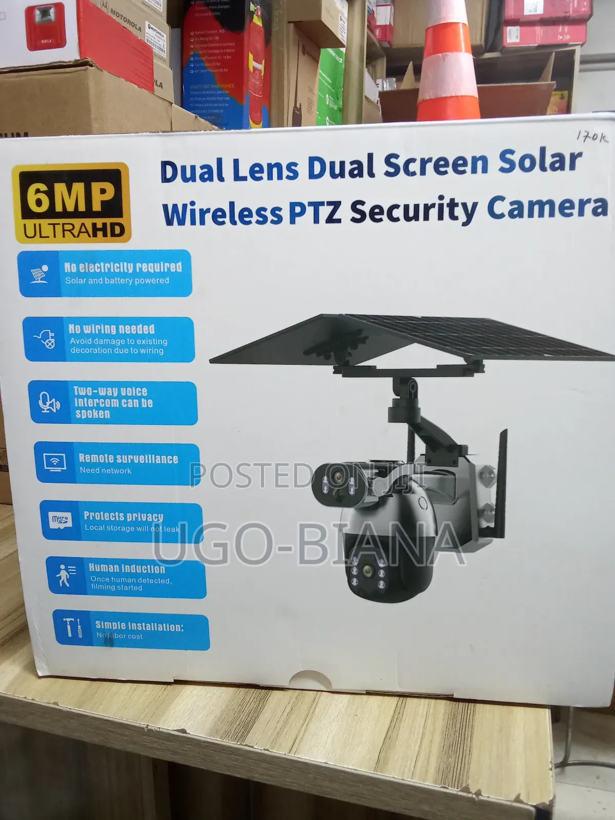 Dual Lens Solar Ptz 6mp Cctv Camera 4g