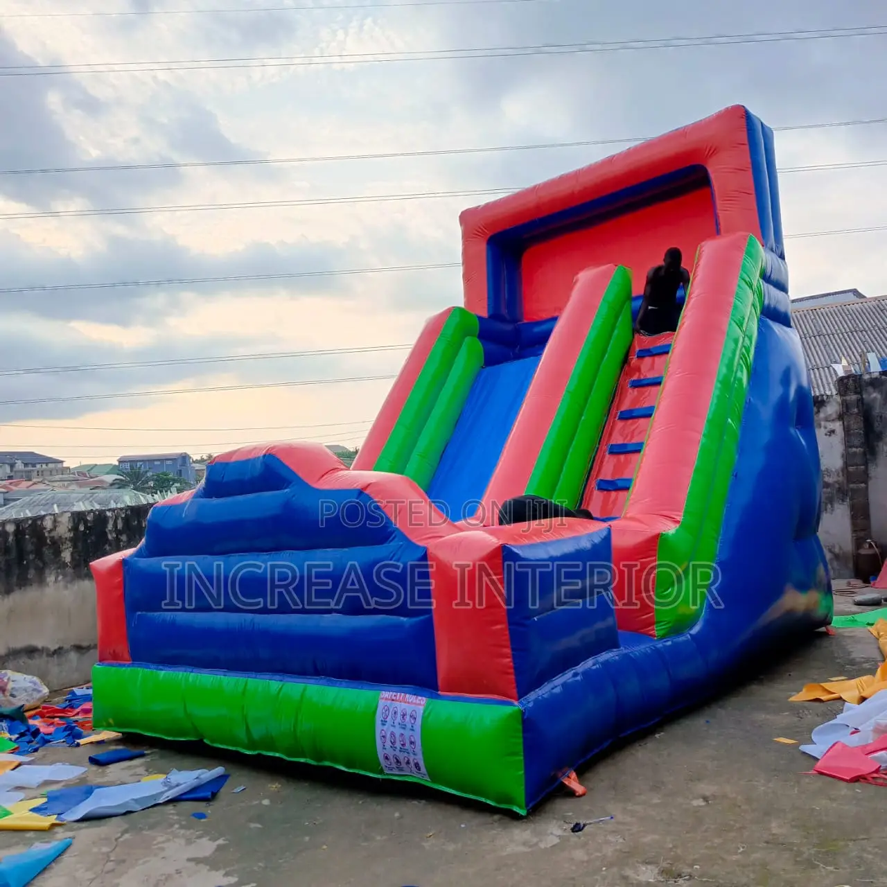 High Quality Imported Leather Children Slide