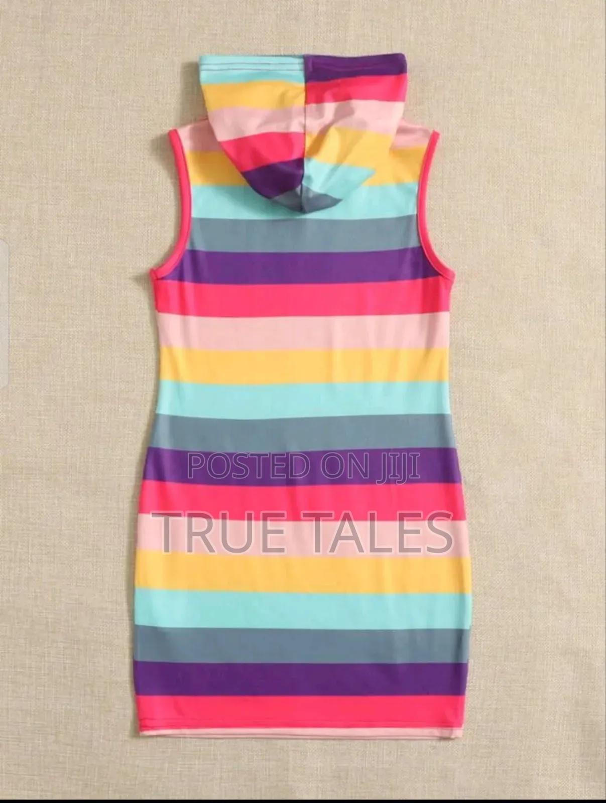 Girls Fancy Multicoloured Hoodie Dress Ages 3 to 7 Years