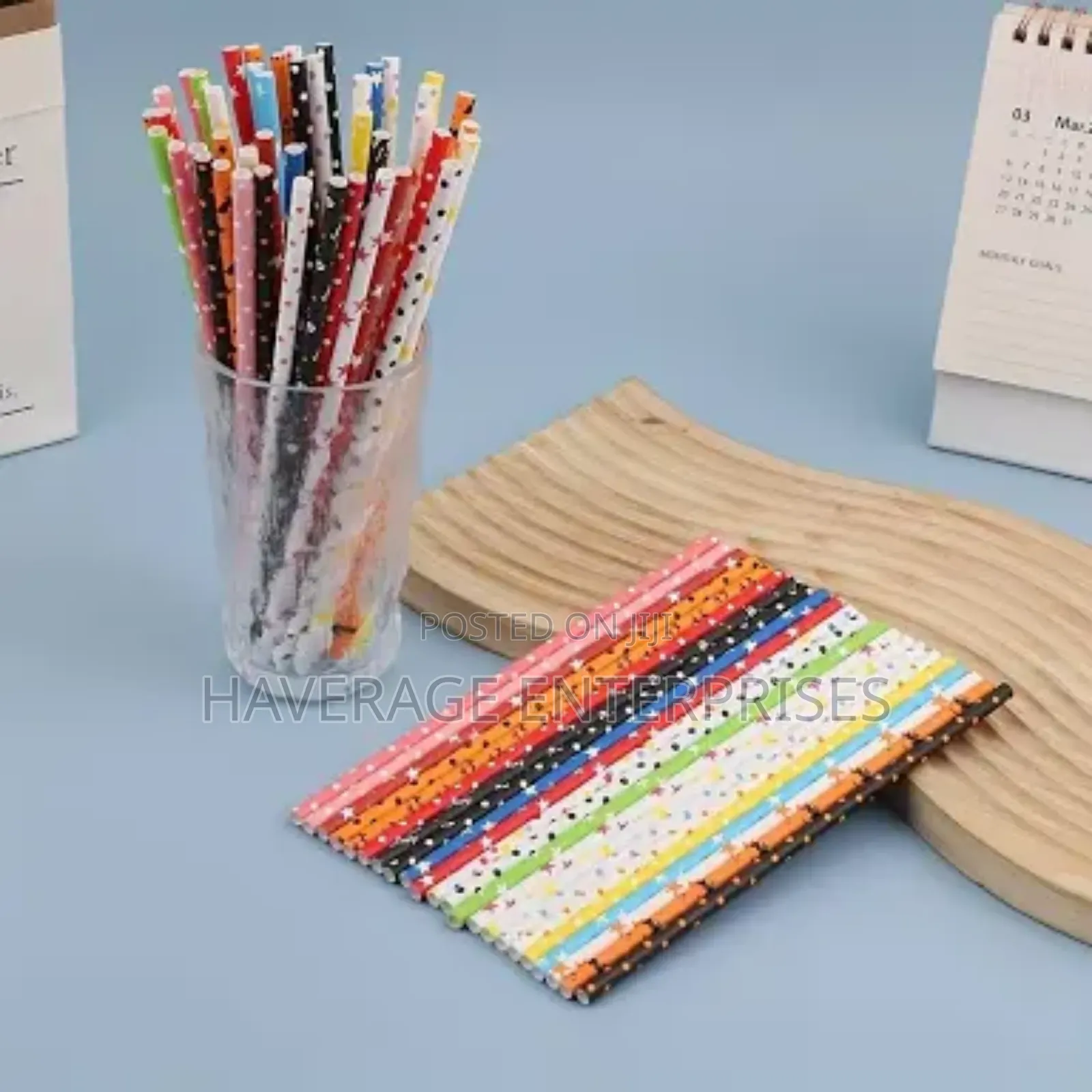 Multi Colour Paper Straw 1,000pces