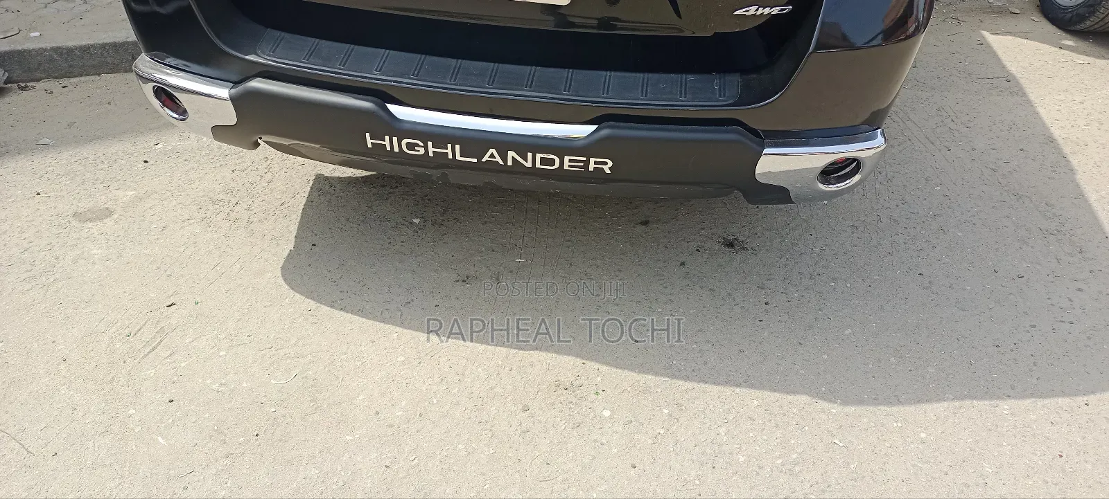 ABS Bumper Spoiler for Toyota Highlander 08 to 2014