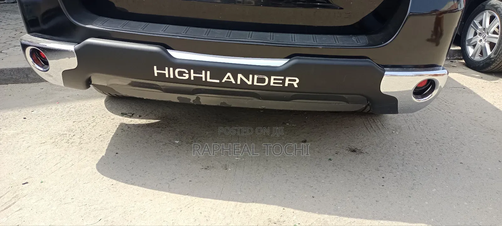 ABS Bumper Spoiler for Toyota Highlander 08 to 2014