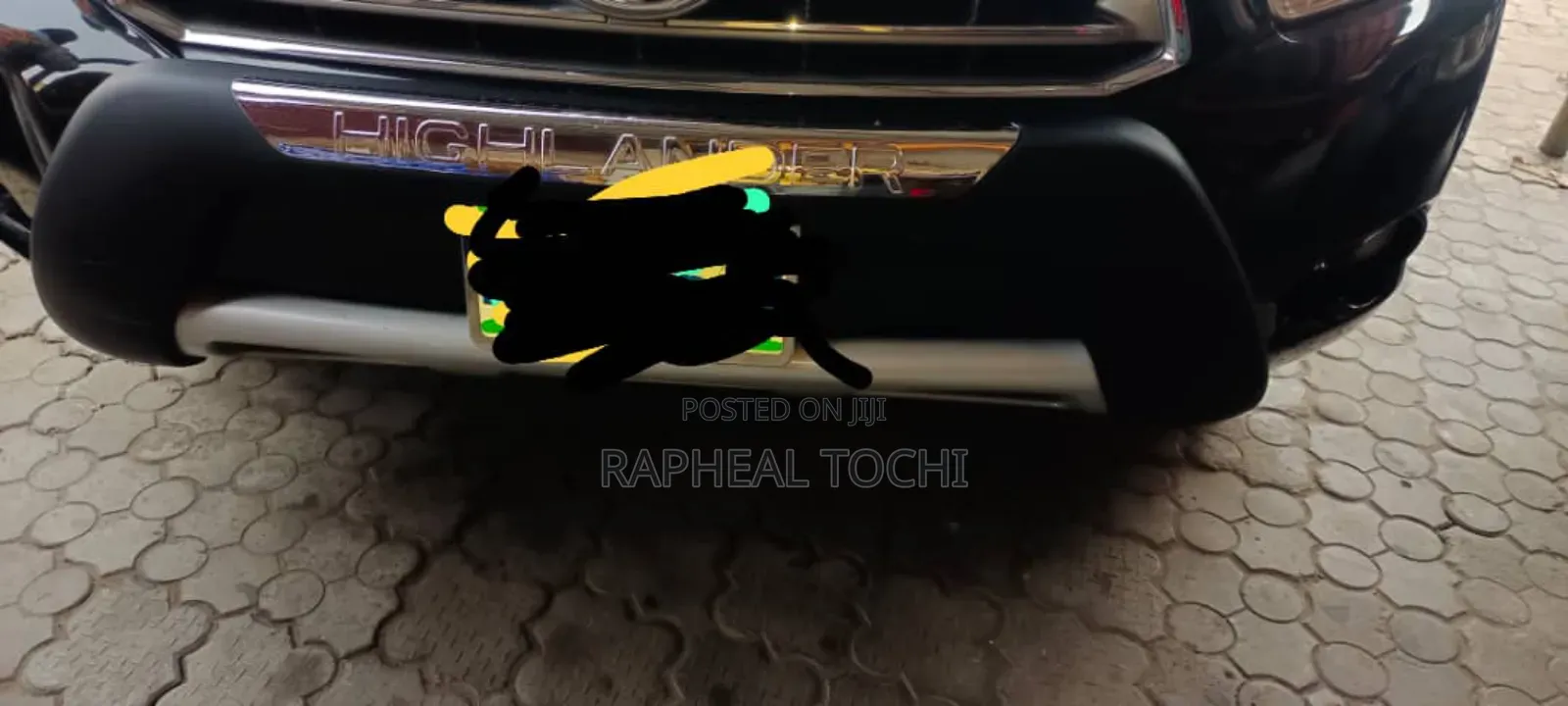 ABS Bumper Spoiler for Toyota Highlander 08 to 2014