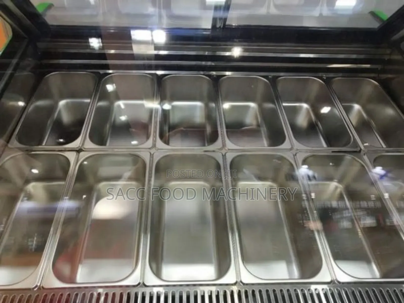Gelato Ice Cream Display Machine