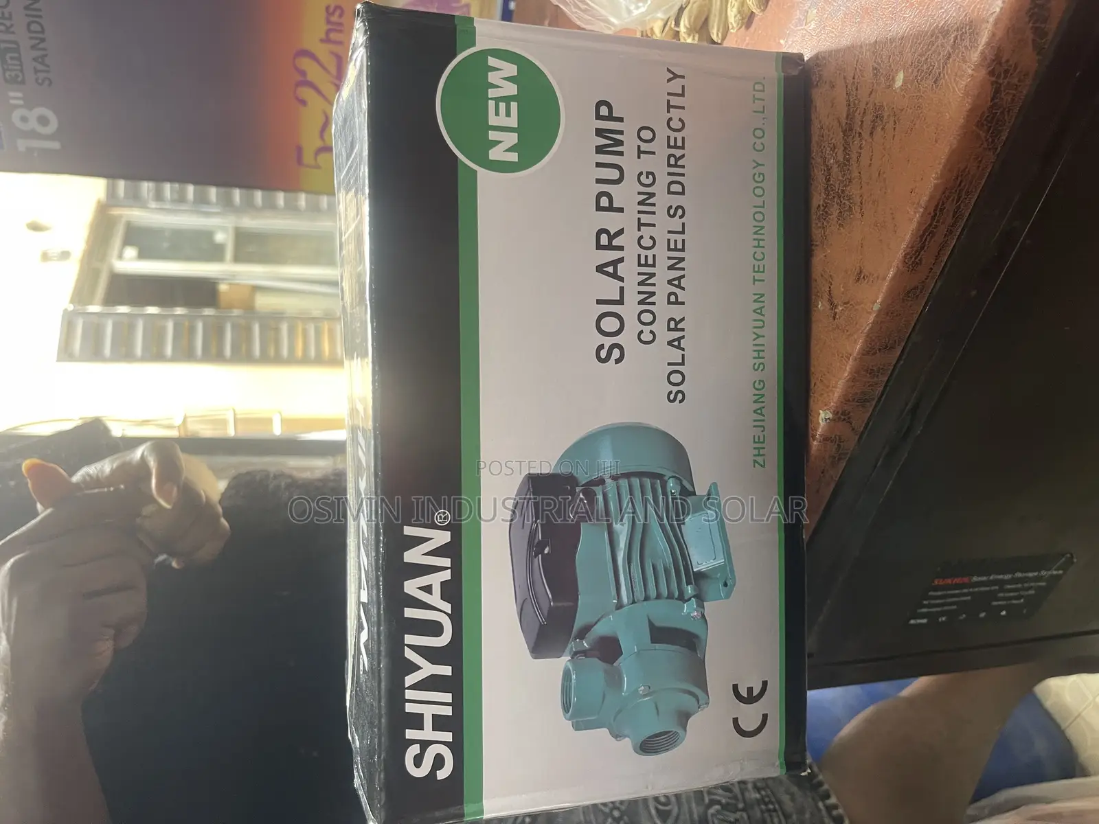 Shiyuan Pump 0.5hp 12v Direct to Panel