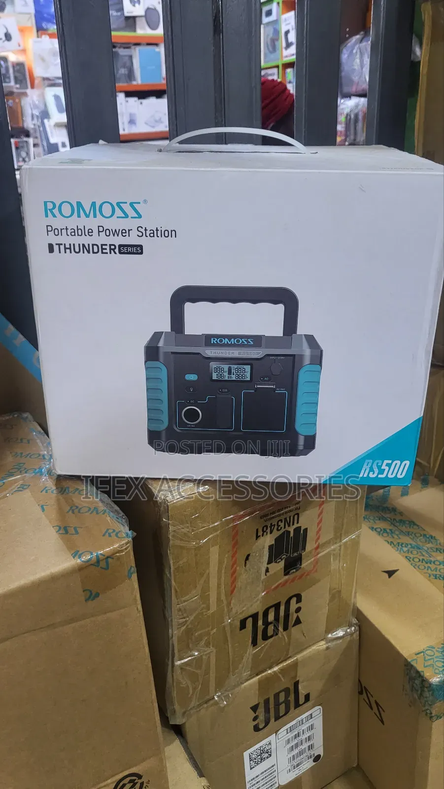 Romoss Portable Power Station-220v 400wh Rs500 500W 108000ma