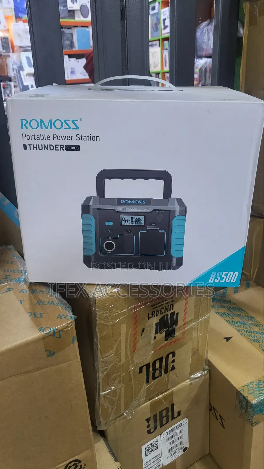 Romoss Portable Power Station-220v 400wh Rs500 500W 108000ma