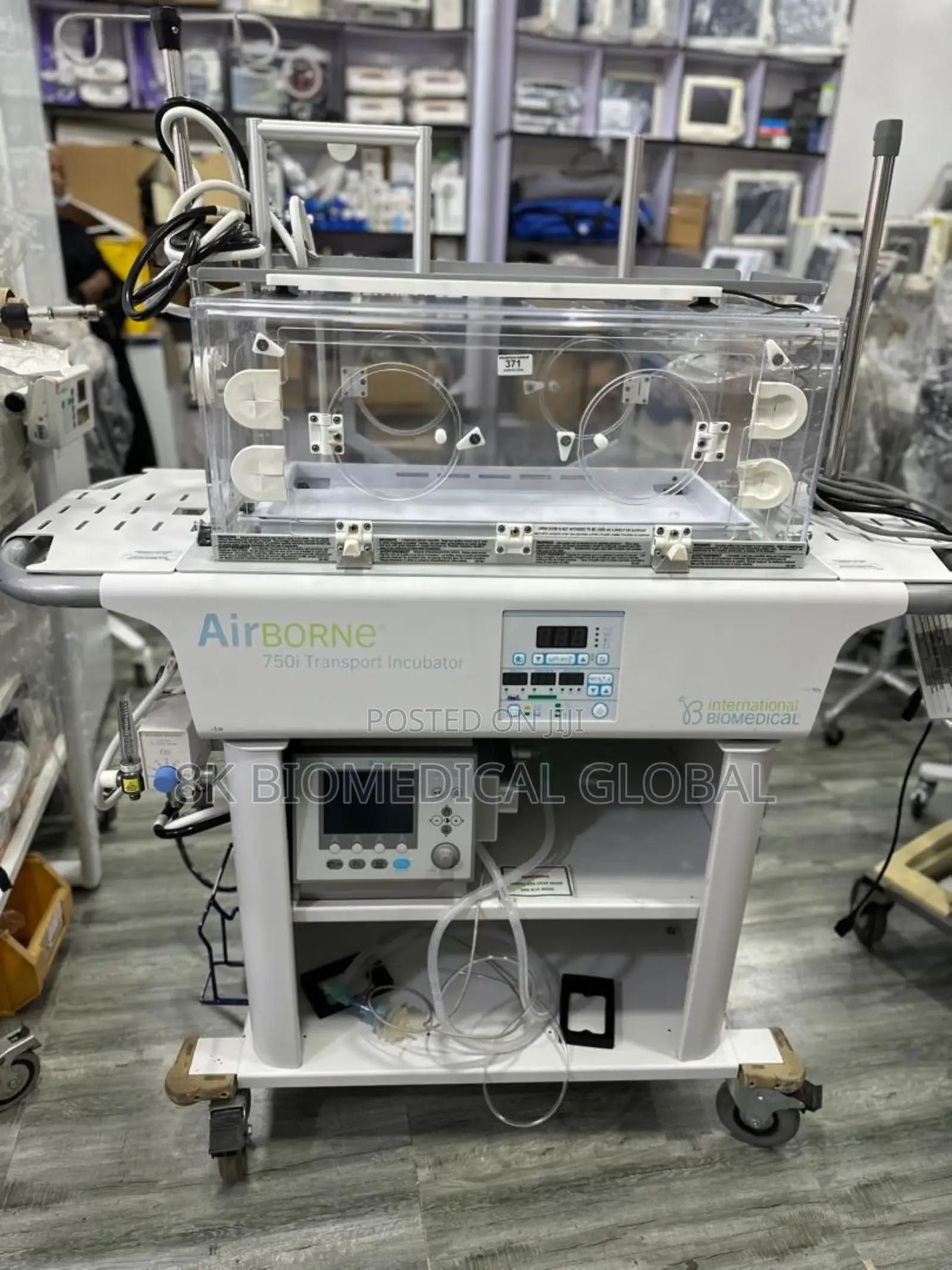 UK Used Airborne A750i Infant Transport Incubator