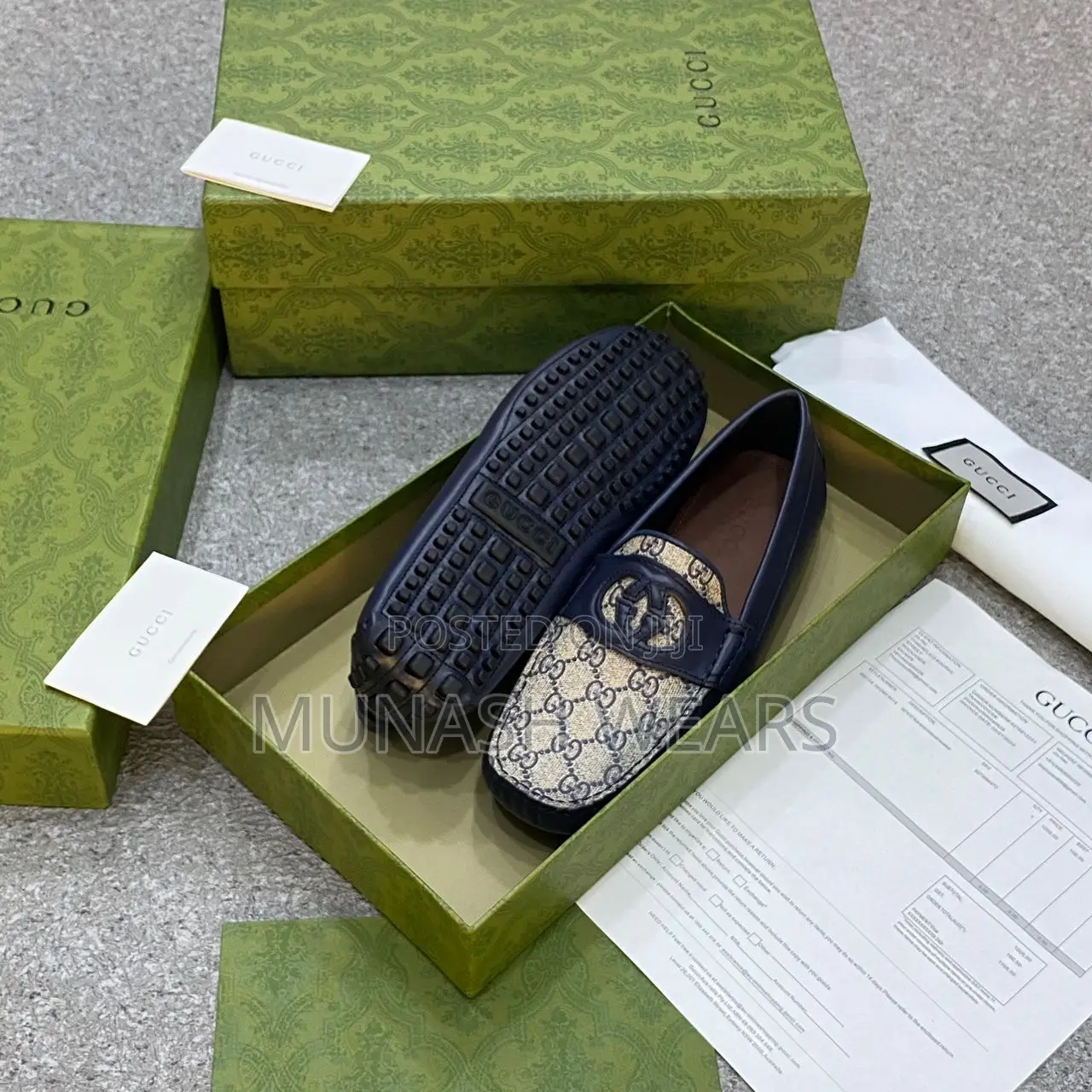 Gucci Leather Luxury Loafers 40-46