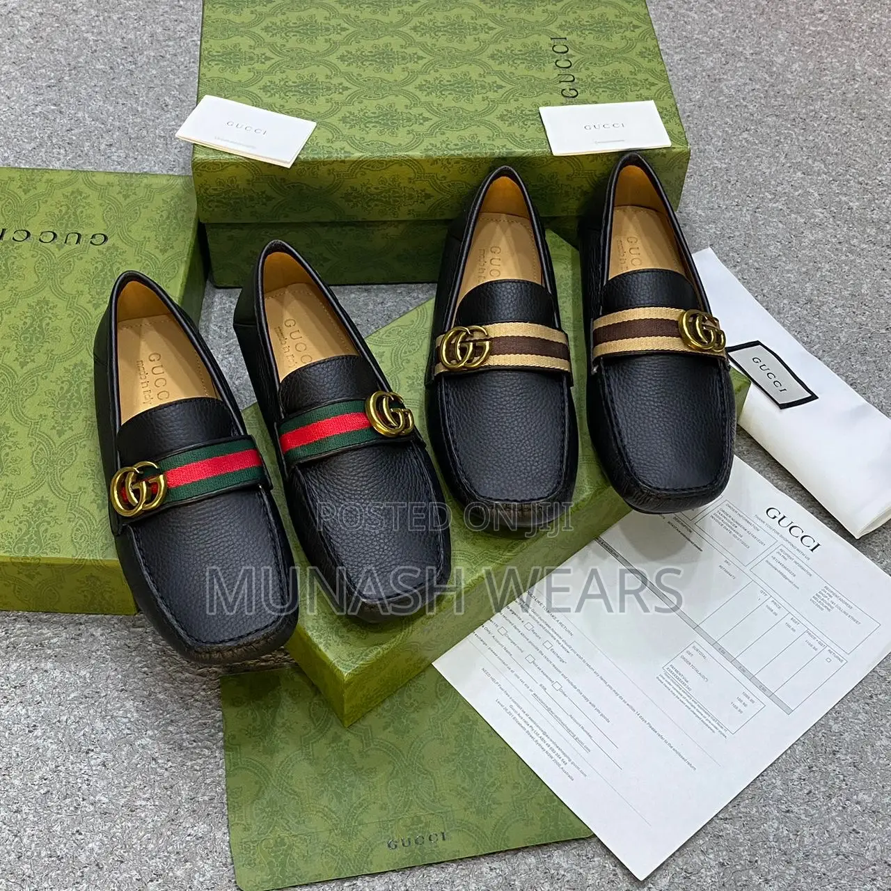 Gucci Leather Luxury Loafers 40-46