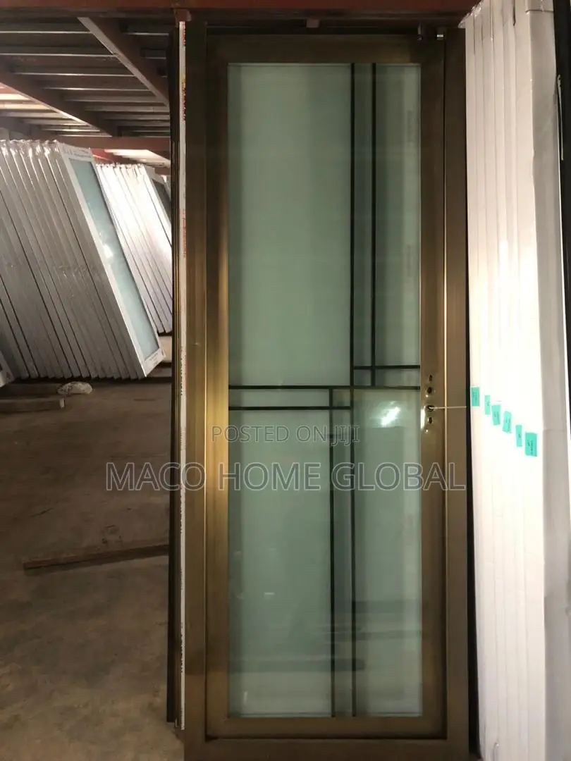 750 Tampered Full Glass Toilet Door