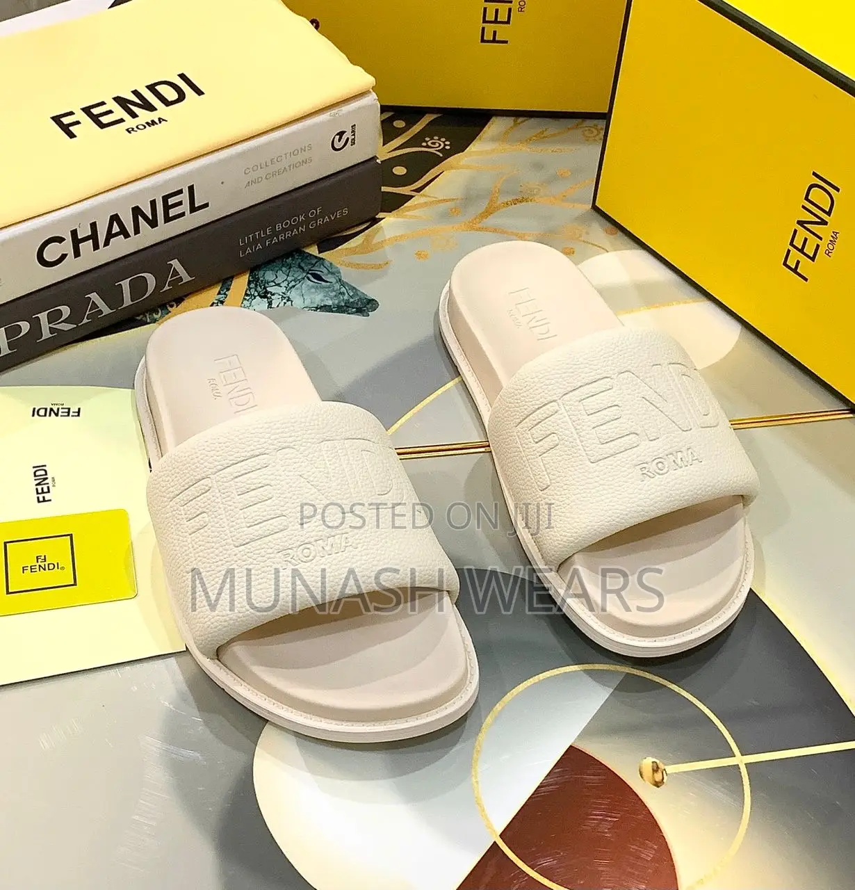 Fendi Leather Luxury Slip 40-46