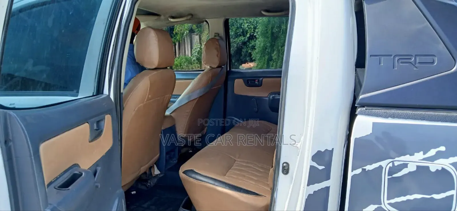 White Toyota Hilux 2020 for Escort and Security