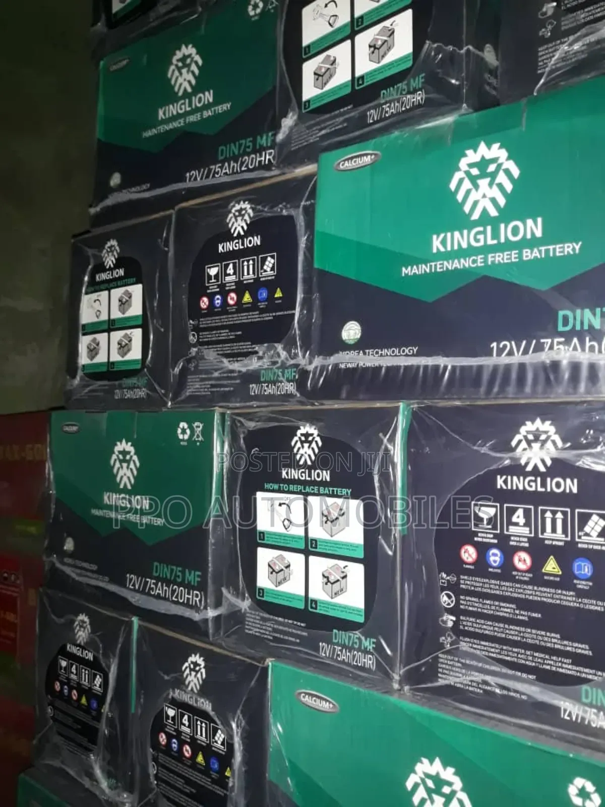 12v 75ah Kinglion Mf Korea Tech Battery
