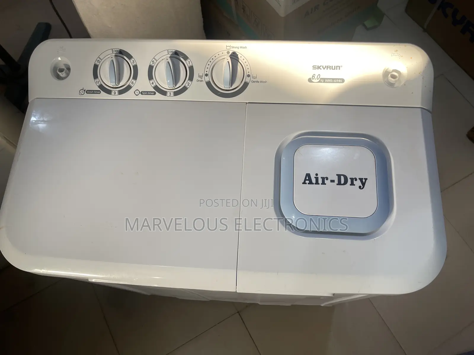 1month Used Skyrun Big 6kg Washing and Dry Machine